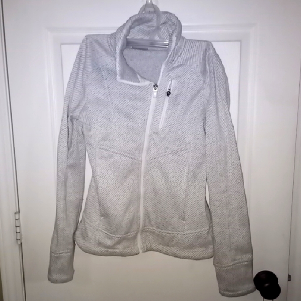 Athleta Full Zip Trailwind Hiking Gray Jacket Performance 964405 Style XXS